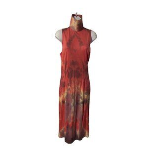 vintage custom made 1980s punk dress.
